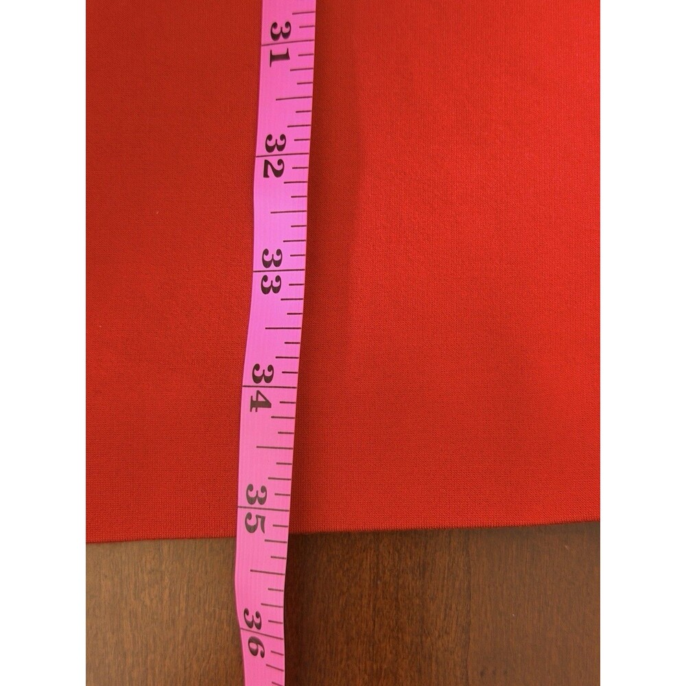 SPANX The Perfect A-Line Dress True Red Size L Workwear Premium Ponte Pockets - Picture 9 of 11